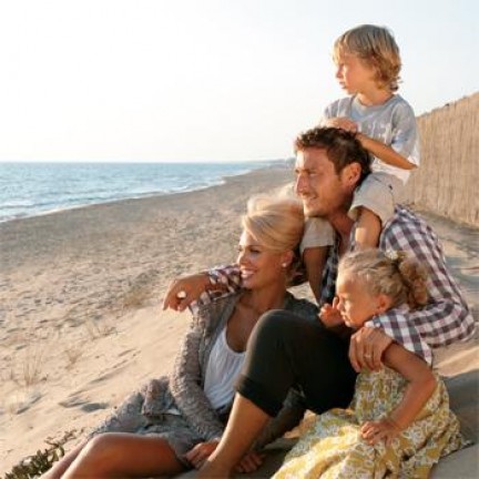 Ilary Blasi Francesco Totti Cristian e Chanel