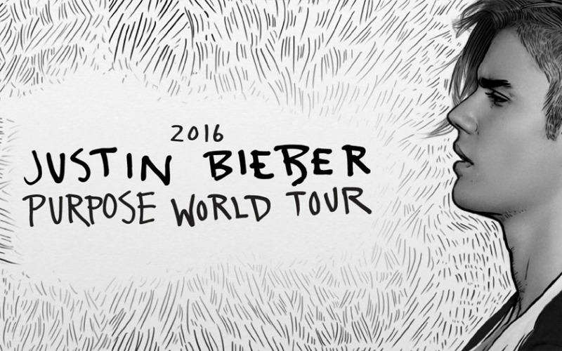 Justin Bieber concerti 2016 1