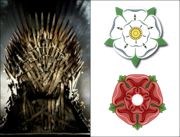 game of thrones le due rose