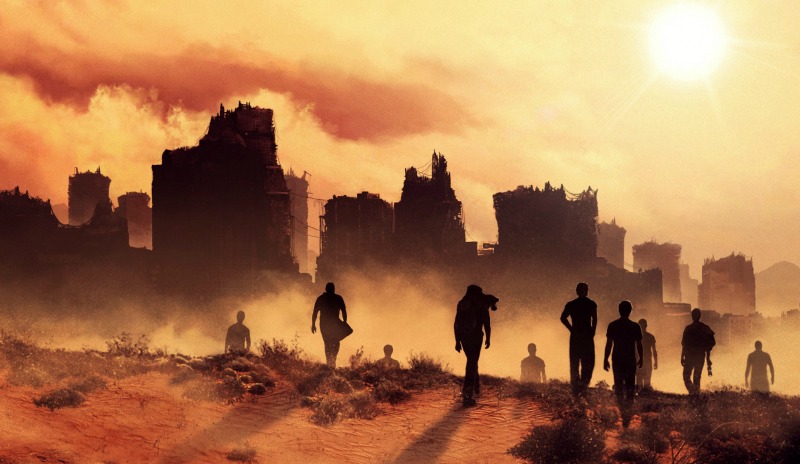maze runner la fuga poster