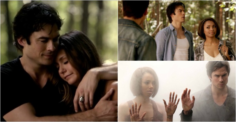 the vampire diaries 6 bonnie damon elena