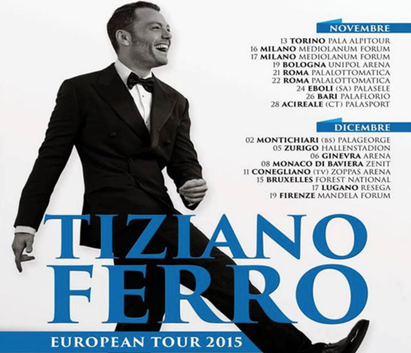 Tiziano Ferro nuove date