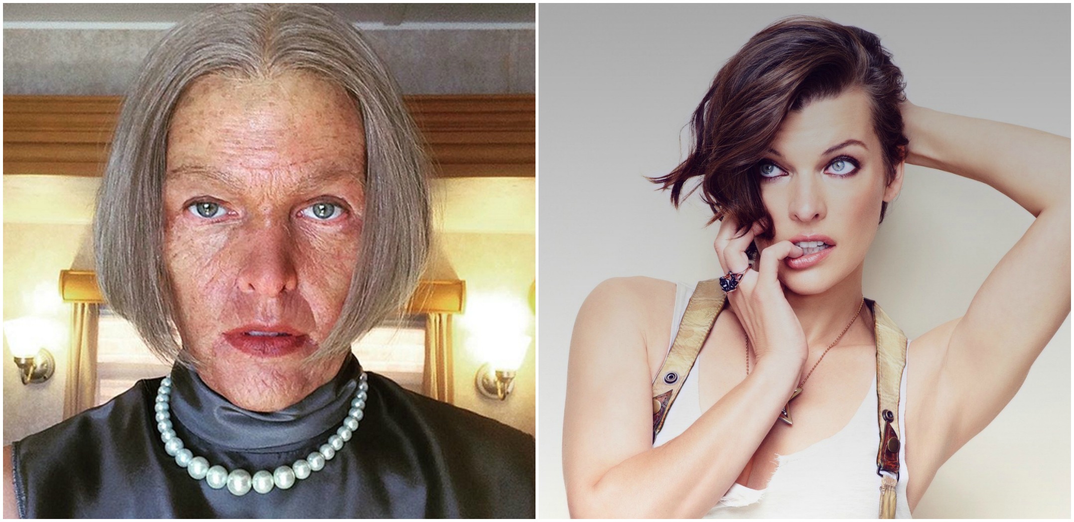 Milla jovovich invecchiata