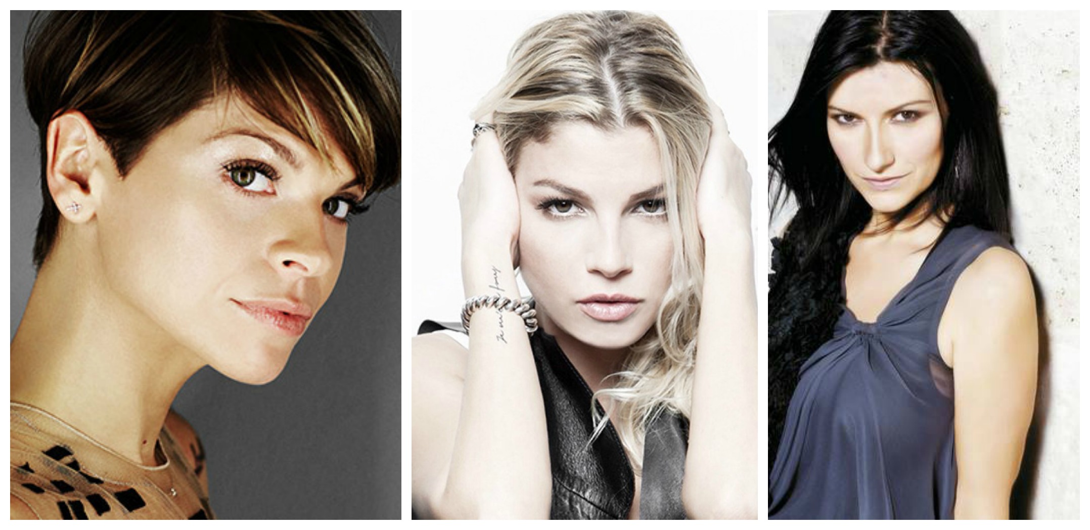 alessandra amoroso, emma marrone e laura pausini
