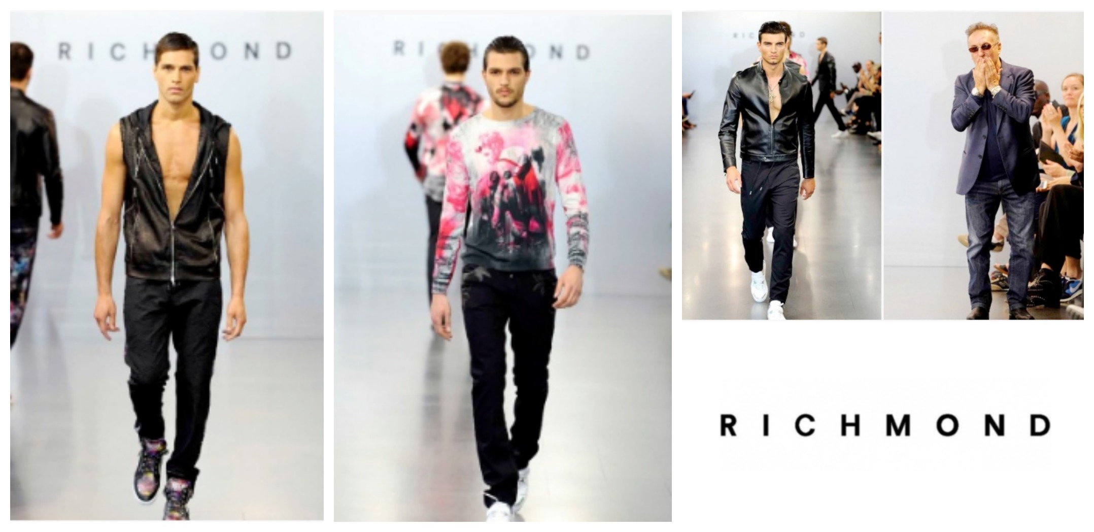 Scopri le foto della sfilata di Richmond spring summer 2017 dedicata alla moda uomo. Gli outfit della primavera estate nella sfilata maschile